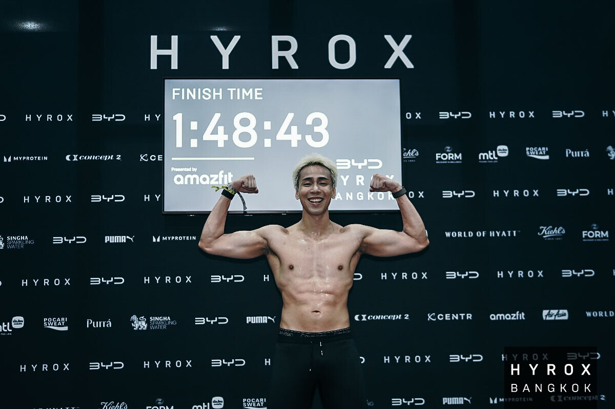 “เซน Paper Planes” โชว์ฟิต!! ลงแข่ง HYROX ครั้งแรก จบเวลา 1:48 ชั่วโมง แฟนๆ แห่แซว หล่อแล้วยังแกร่งอีก!