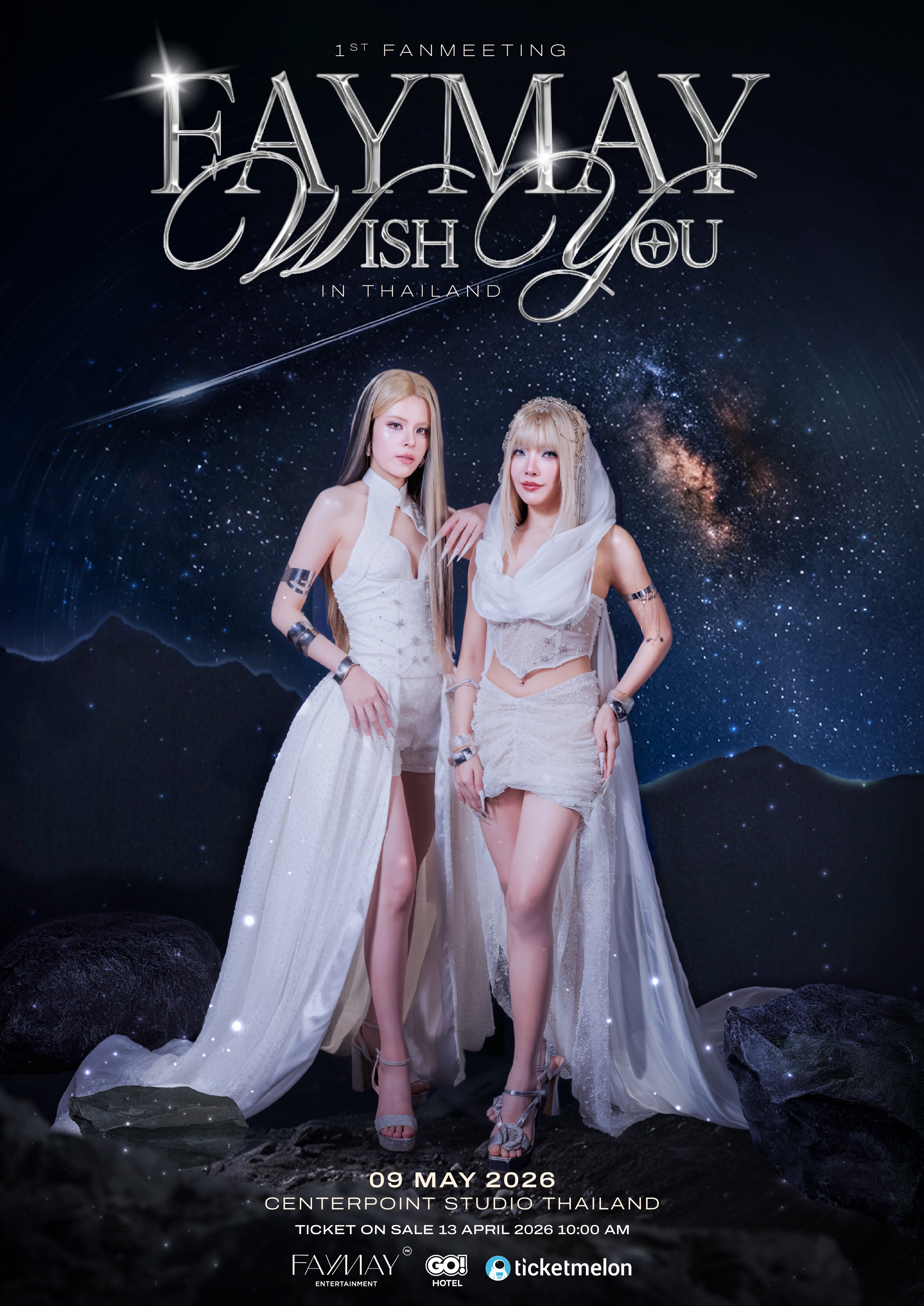 “เฟ - เมษ์” ชวนไปสร้างความทรงจำร่วมกันในงาน “FAYMAY Wish You : 1st Fanmeeting in Thailand”