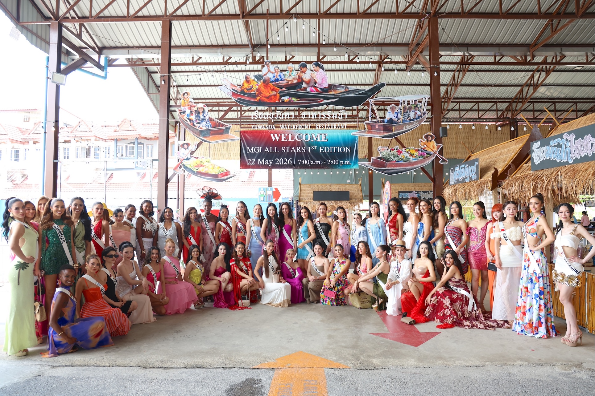 56 สาวงาม MGI All Stars เยือนดำเนินสะดวก  ล่องเรือชมวิถีชุมชน ดันเสน่ห์ราชบุรีสู่สายตาโลก