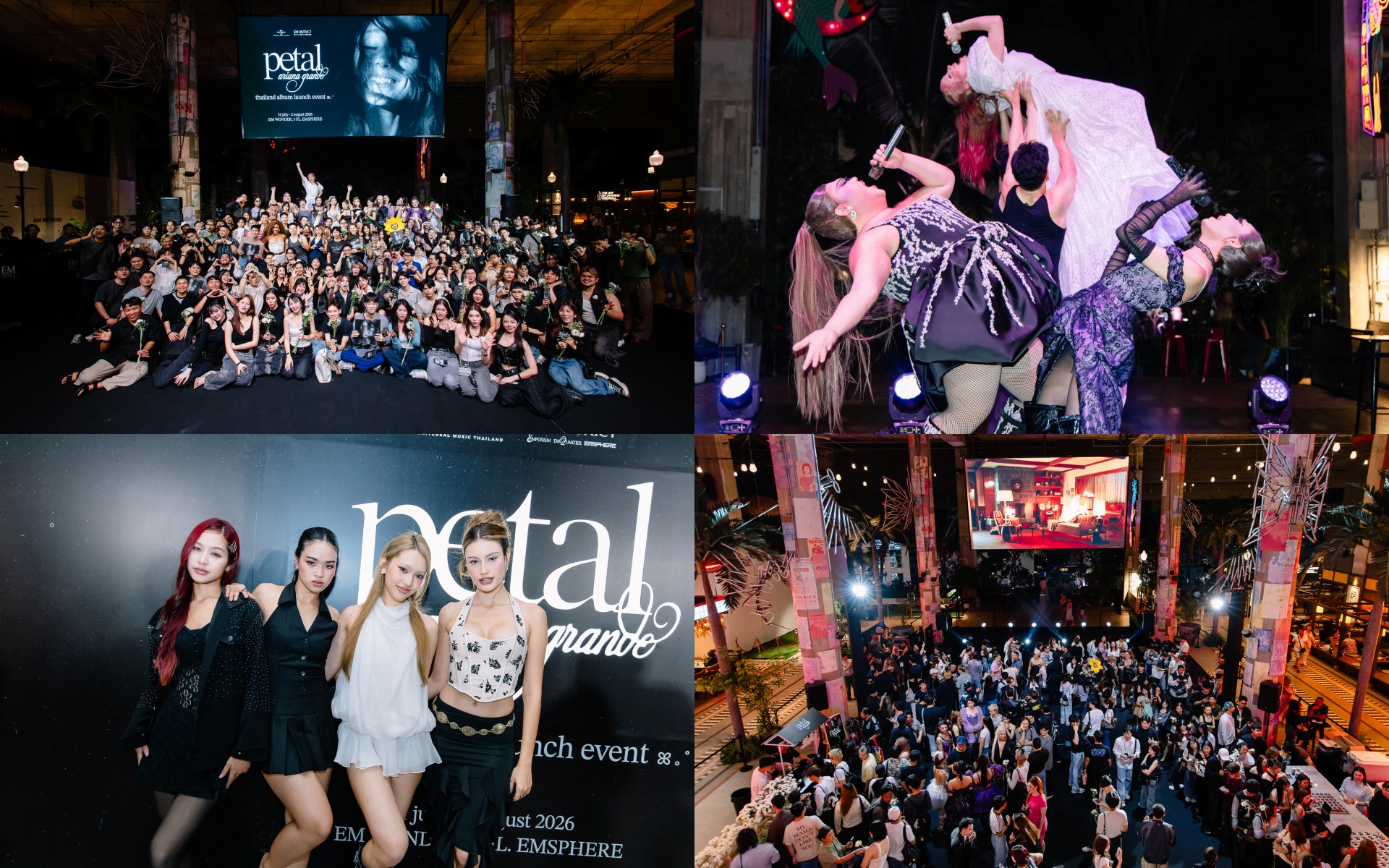 ฉลองอัลบั้มใหม่ petal จาก Ariana Grande สุดคึกคักจนไม่อยากกลับบ้าน ในงาน ariana grande - petal thailand album launch event ที่ EMSPHERE ยิ่งใหญ่สมการรอคอยที่สุด