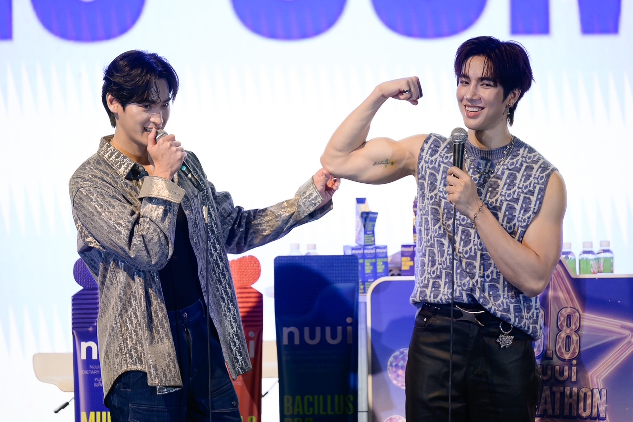 “เก้า นพเก้า” พรีเซนเตอร์ NUUI  FIBER ทำเซอร์ไพร้ส์ เบ่งกล้ามแข่งวาบหวิวประชัน “แฟรงค์ ธนัตถ์ศรันย์” ทำยอดใน NUUI Starathon 8.8 วันที่ 2 คึกคัก