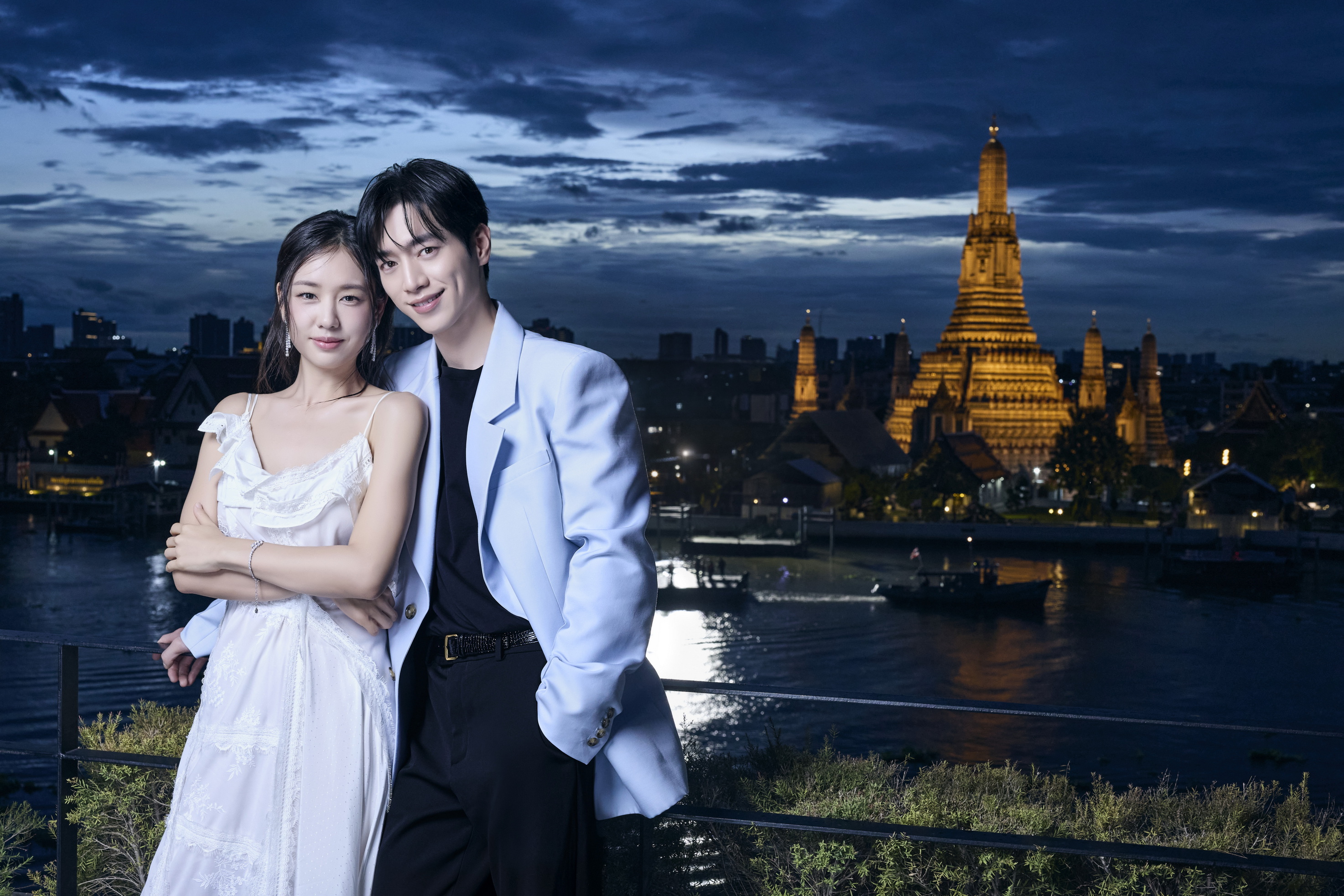ซอคังจุน และ อันอึนจิน เสิร์ฟโมเมนต์โรแมนติกริมเจ้าพระยา  ฉลองเปิดตัวซีรีส์ A Love Other Than Yours ในประเทศไทย