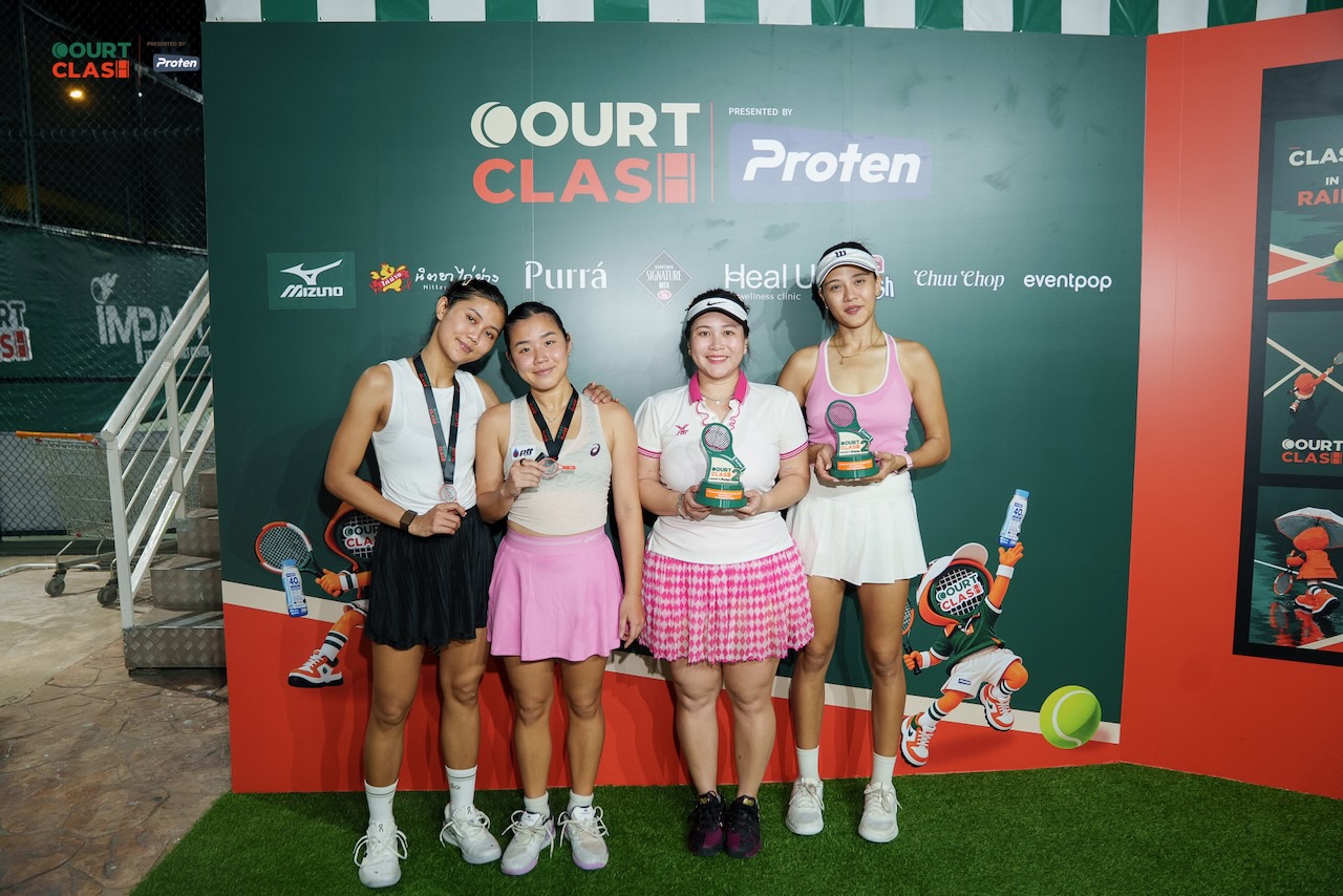 สนามแตก! ซุปตาร์คนดัง-ครีเอเตอร์ ตบเท้าประชันหวดเทนนิส ในงาน  “COURT CLASH presented by PROTEN” ปลุกกระแสคนรุ่นใหม่ หันมาอินกับกีฬาและการออกกำลังกาย