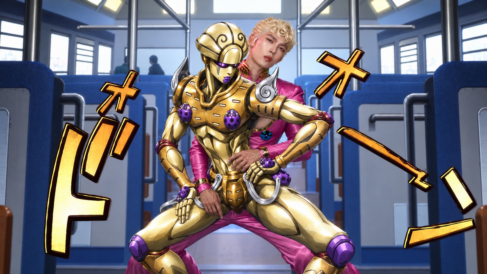 GOLDEN EXPERIENCE! “มิว ศุภศิษฏ์” แปลงโฉมเป็น “โจรูโน่ โจบาน่า” จาก JoJo’s Bizarre Adventure ต้อนรับฮาโลวีน