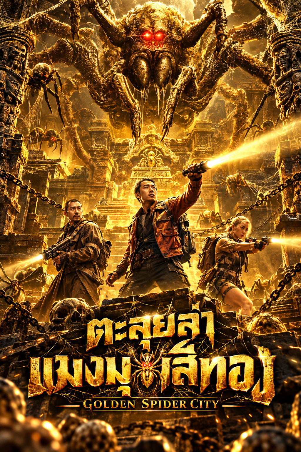 ตะลุยล่า แมงมุมสีทอง