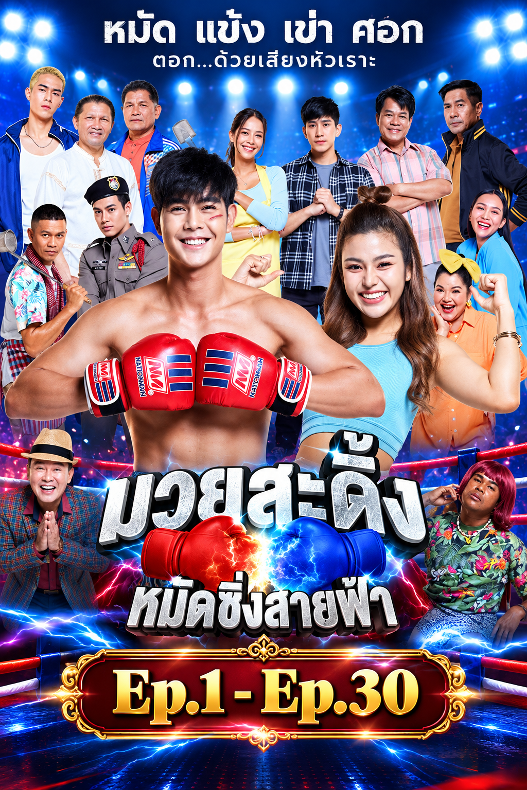 มวยสะดิ้ง หมัดซิ่ง สายฟ้า